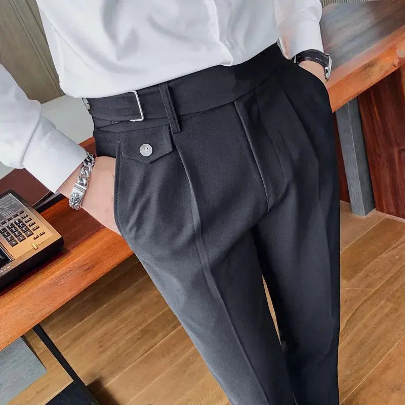 Business Casual Suit Pants - Slim Fit Dress Pants - Path Of Praise