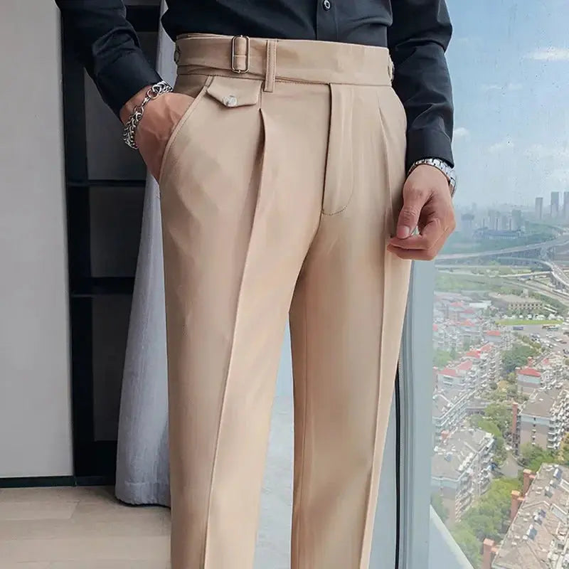 Business Casual Suit Pants - Slim Fit Dress Pants - Path Of Praise