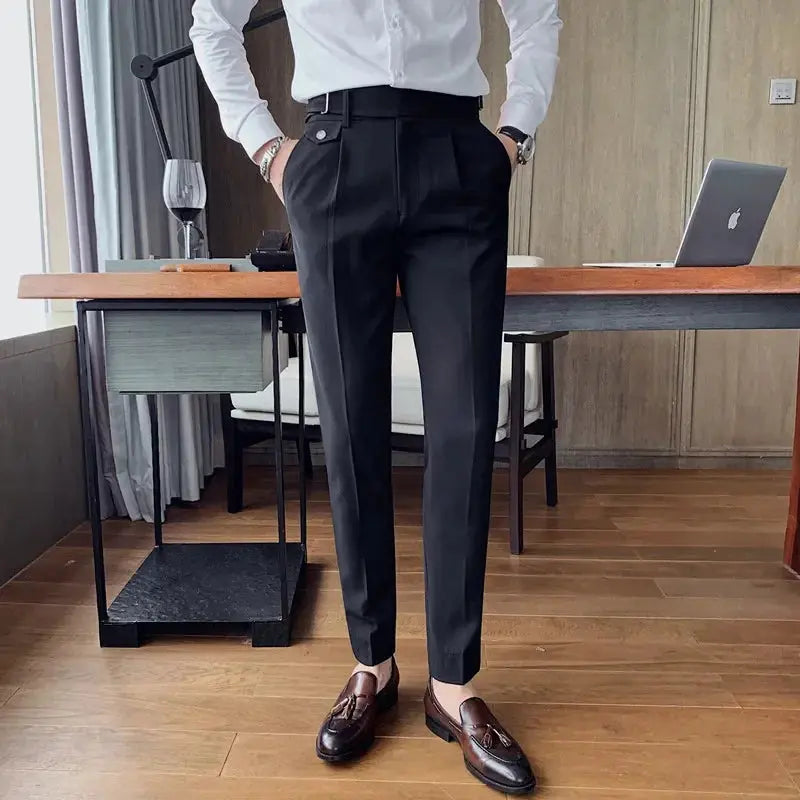 Business Casual Suit Pants - Slim Fit Dress Pants - Path Of Praise