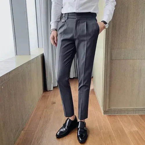 Business Casual Suit Pants - Slim Fit Dress Pants - Path Of Praise