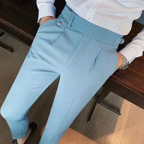 Business Casual Suit Pants - Slim Fit Dress Pants - Path Of Praise