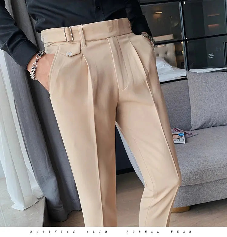 Business Casual Suit Pants - Slim Fit Dress Pants - Path Of Praise