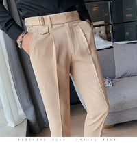 Thumbnail for Business Casual Suit Pants - Slim Fit Dress Pants - Path Of Praise