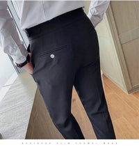 Thumbnail for Business Casual Suit Pants - Slim Fit Dress Pants - Path Of Praise