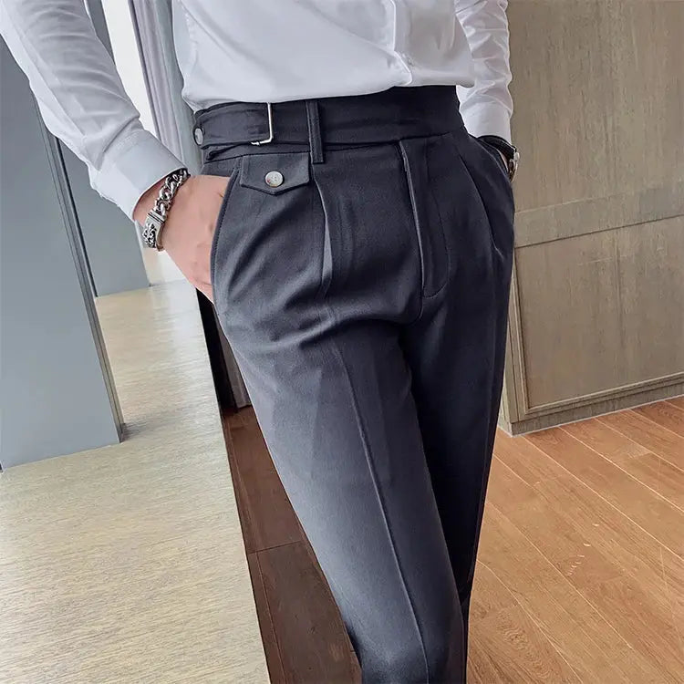 Business Casual Suit Pants - Slim Fit Dress Pants - Path Of Praise