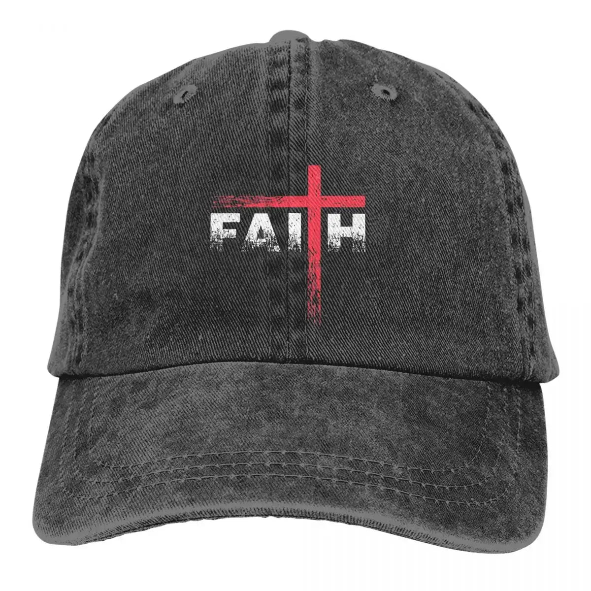 Christian Faith Cross Baseball Cap - Essential Headwear for Believers - Path Of Praise