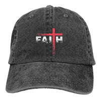 Thumbnail for Christian Faith Cross Baseball Cap - Essential Headwear for Believers - Path Of Praise