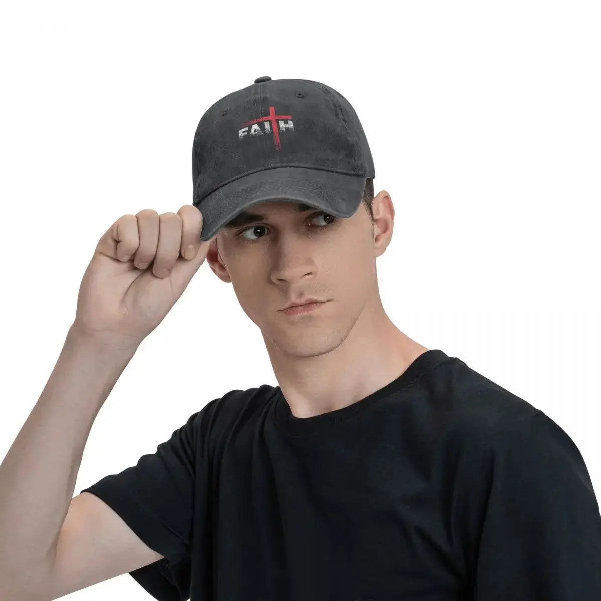 Christian Faith Cross Baseball Cap - Essential Headwear for Believers - Path Of Praise