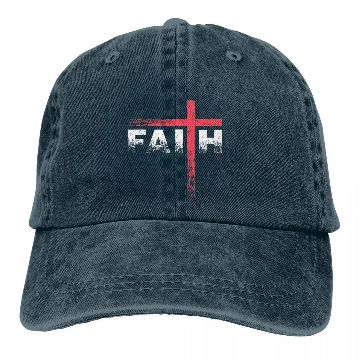 Christian Faith Cross Baseball Cap - Essential Headwear for Believers - Path Of Praise