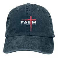 Thumbnail for Christian Faith Cross Baseball Cap - Essential Headwear for Believers - Path Of Praise