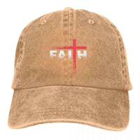 Thumbnail for Christian Faith Cross Baseball Cap - Essential Headwear for Believers - Path Of Praise