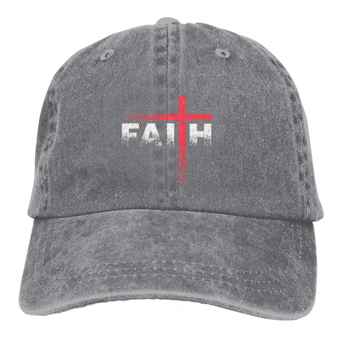 Christian Faith Cross Baseball Cap - Essential Headwear for Believers - Path Of Praise