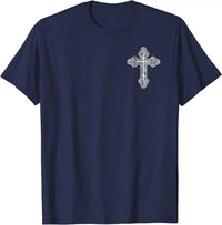 Thumbnail for Eastern Orthodox Cross Christian T-Shirt – Faith-Inspired Symbol of Devotion - Path Of Praise