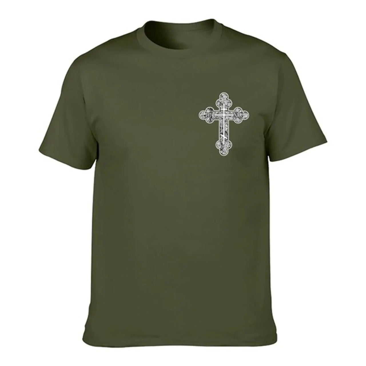 Eastern Orthodox Cross Christian T-Shirt – Faith-Inspired Symbol of Devotion - Path Of Praise