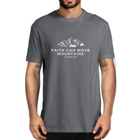 Thumbnail for Faith Can Move Mountains - Matthew 17:20 Christian T-shirt - Path Of Praise