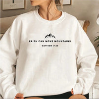 Thumbnail for Faith Can Move Mountains Sweatshirt - Path Of Praise