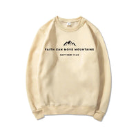 Thumbnail for Faith Can Move Mountains Sweatshirt - Path Of Praise