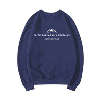 Thumbnail for Faith Can Move Mountains Sweatshirt - Path Of Praise