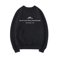 Thumbnail for Faith Can Move Mountains Sweatshirt - Path Of Praise