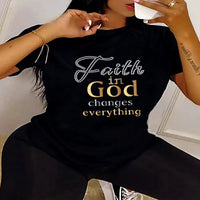 Thumbnail for Faith in God Tee – Inspirational Christian T-Shirt for Everyday Wear