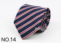 Thumbnail for Fashion Men's Tie Casual Stripe Necktie Business Wedding Party Dress Wear 8cm Boy Birthday Gift Daily Cartoon Cute Yellow Ties - Path Of Praise 