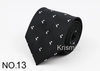 Thumbnail for Fashion Men's Tie Casual Stripe Necktie Business Wedding Party Dress Wear 8cm Boy Birthday Gift Daily Cartoon Cute Yellow Ties - Path Of Praise 