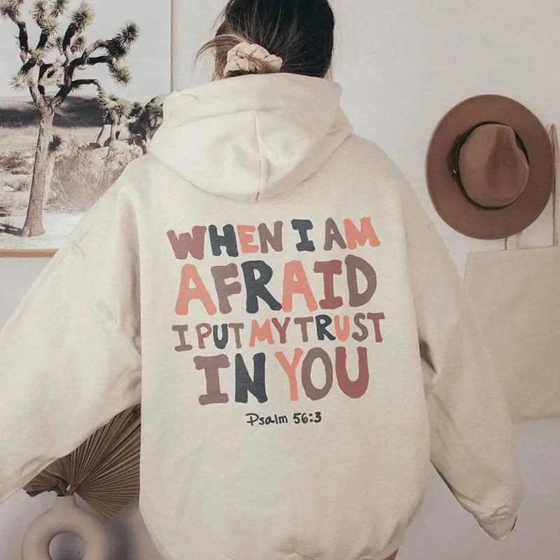 I Put My Trust in You Psalm 56:3 Christian Hoodie - Colorful Faith-Inspired Apparel