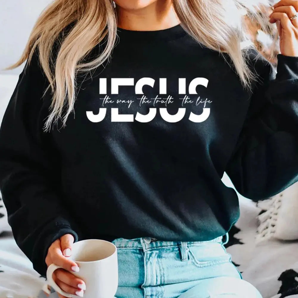 Jesus Bible Verse  Sweatshirt - Path Of Praise