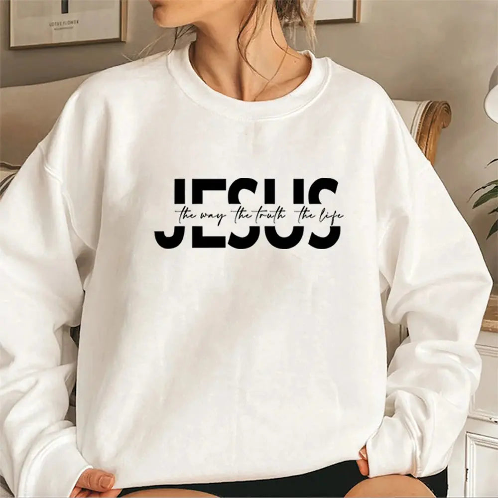 Jesus Bible Verse  Sweatshirt - Path Of Praise