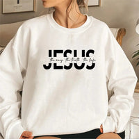 Thumbnail for Jesus Bible Verse  Sweatshirt - Path Of Praise