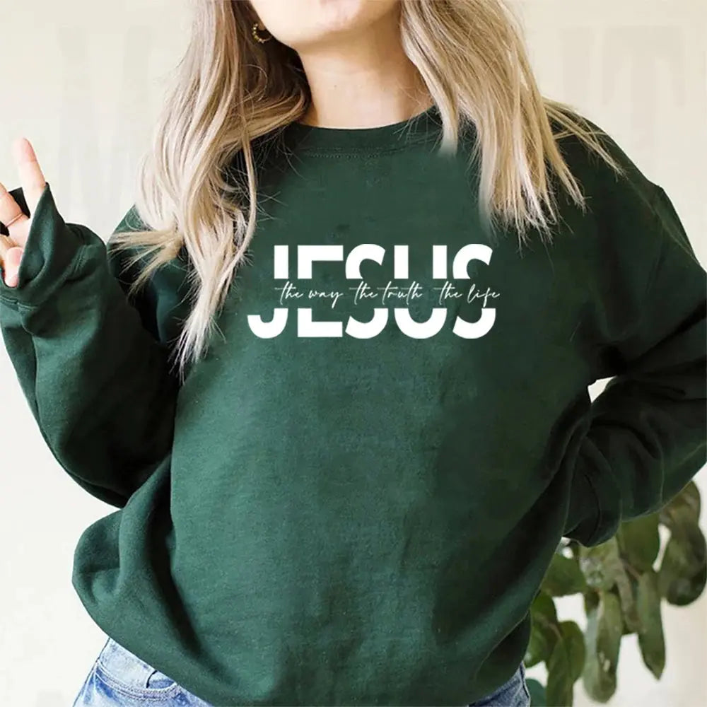 Jesus Bible Verse  Sweatshirt - Path Of Praise