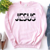 Thumbnail for Jesus Bible Verse  Sweatshirt - Path Of Praise