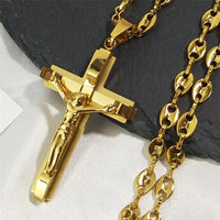 Thumbnail for Jesus Cross Pendant Necklace - Path Of Praise