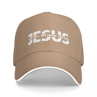 Thumbnail for Jesus The Way The Truth The Life Christian Baseball Hat – Faith-Inspired Cap - Path Of Praise