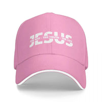 Thumbnail for Jesus The Way The Truth The Life Christian Baseball Hat – Faith-Inspired Cap - Path Of Praise