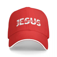 Thumbnail for Jesus The Way The Truth The Life Christian Baseball Hat – Faith-Inspired Cap - Path Of Praise