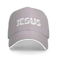 Thumbnail for Jesus The Way The Truth The Life Christian Baseball Hat – Faith-Inspired Cap - Path Of Praise