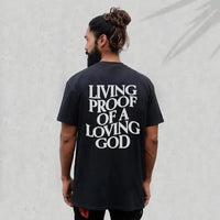 Thumbnail for Living Proof of A Loving God T-shirt Unisex - Path Of Praise