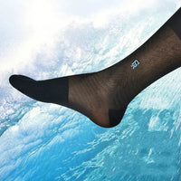 Thumbnail for Men's Business Dress Sheer Stockings | Classic Black Dress Socks - Path Of Praise