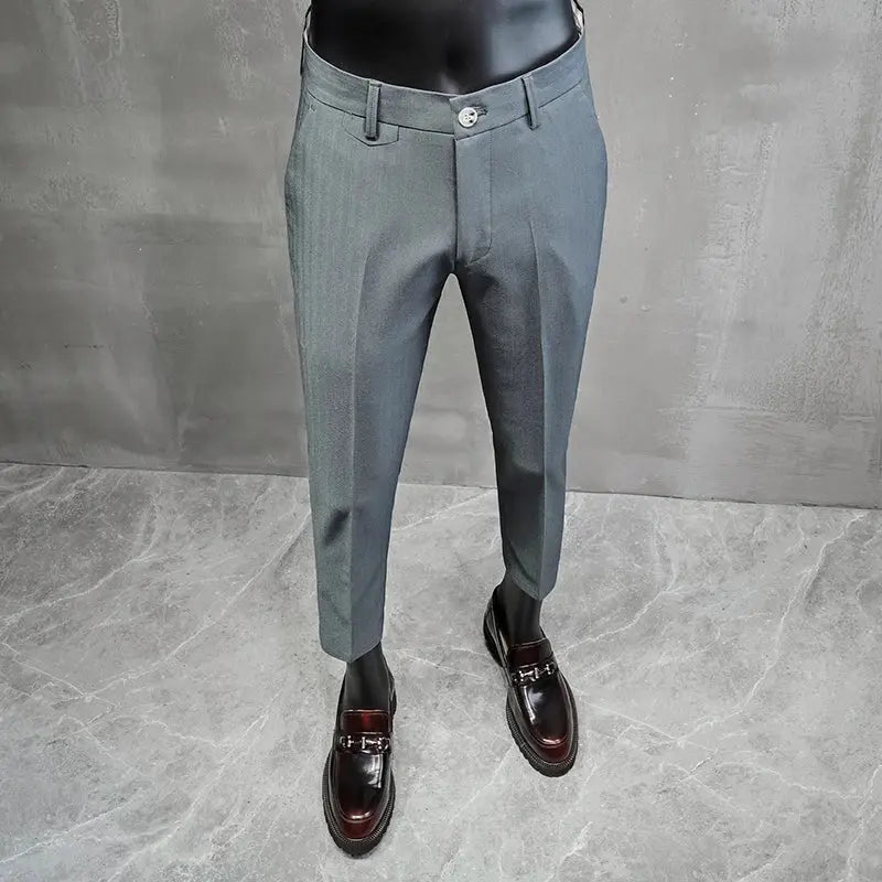 Men's Business Formal Wear Pants – Slim-Fit Office Suit Pants, Party Dress Pants - Path Of Praise