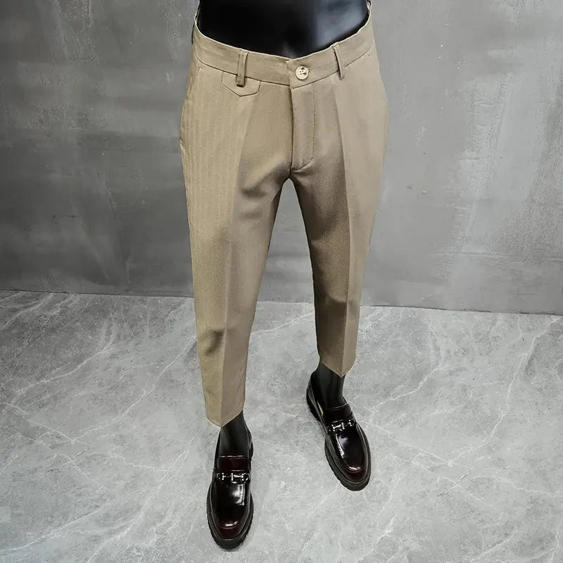 Men's Business Formal Wear Pants – Slim-Fit Office Suit Pants, Party Dress Pants - Path Of Praise