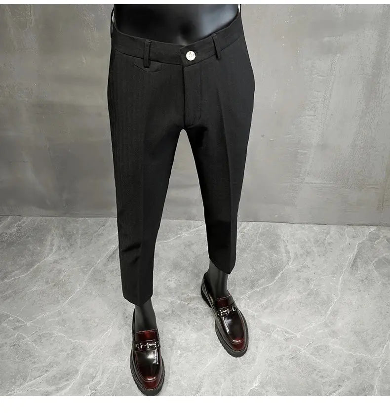 Men's Business Formal Wear Pants – Slim-Fit Office Suit Pants, Party Dress Pants - Path Of Praise