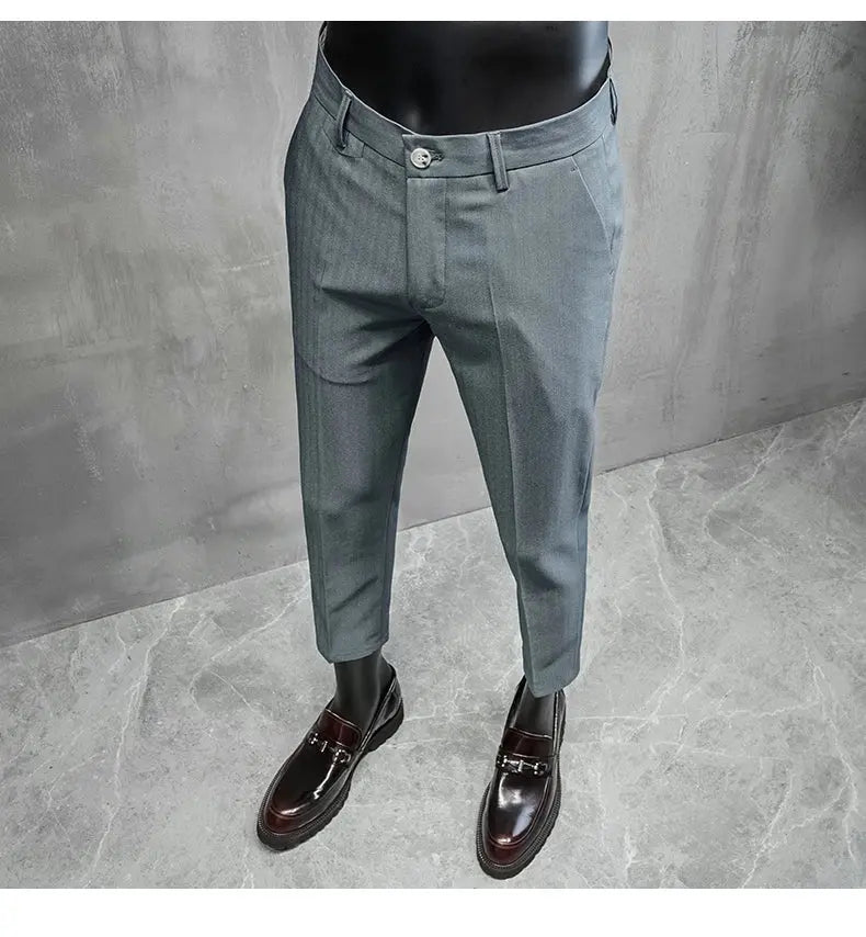 Men's Business Formal Wear Pants – Slim-Fit Office Suit Pants, Party Dress Pants - Path Of Praise