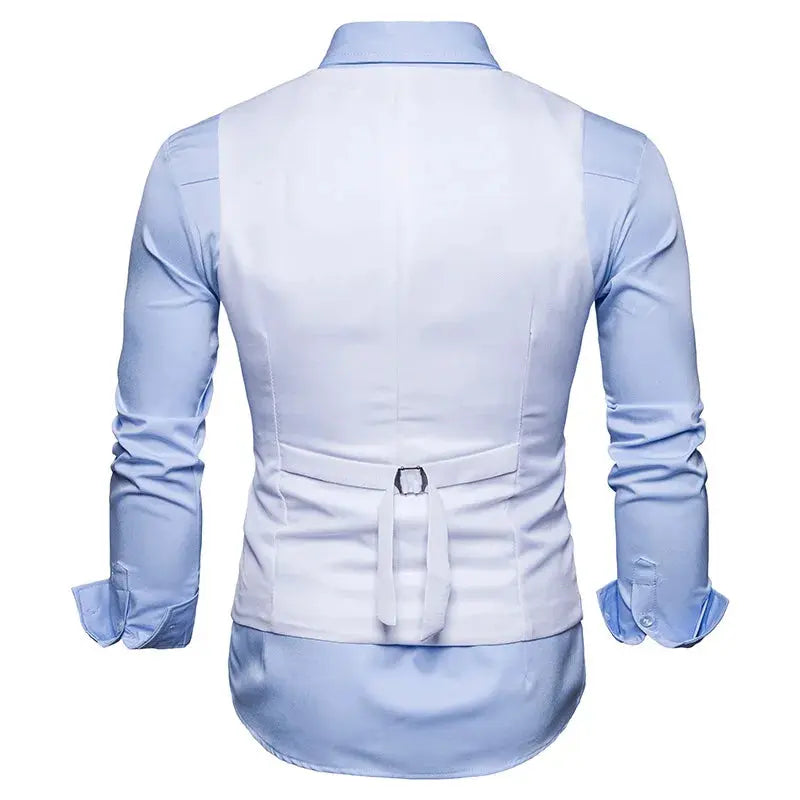 Men's Double-Breasted Vest - Gentleman Formal Casual Dress Coat - Path Of Praise - Path Of Praise