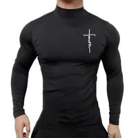 Thumbnail for Men's Jesus Cross Gym Muscle Tee – Faith-Inspired Athletic Shirt - Path Of Praise