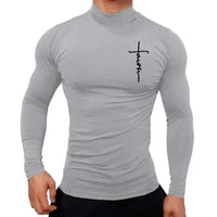 Thumbnail for Men's Jesus Cross Gym Muscle Tee – Faith-Inspired Athletic Shirt - Path Of Praise