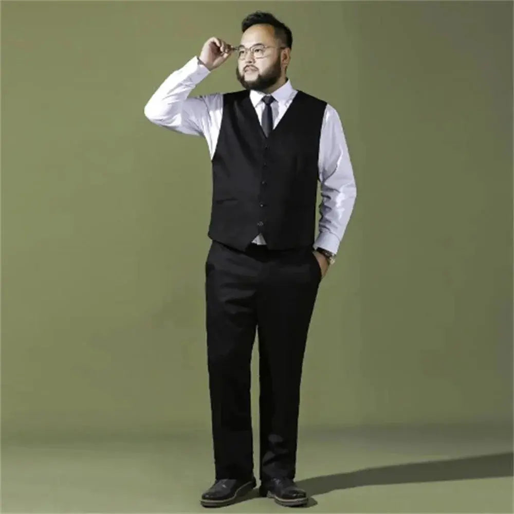 Men's Suit Vest Formal Sleevless Dress 2024 New Business Classic Plus Size - Path Of Praise