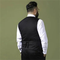 Thumbnail for Men's Suit Vest Formal Sleevless Dress 2024 New Business Classic Plus Size - Path Of Praise