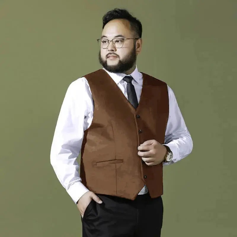 Men's Suit Vest Formal Sleevless Dress 2024 New Business Classic Plus Size - Path Of Praise