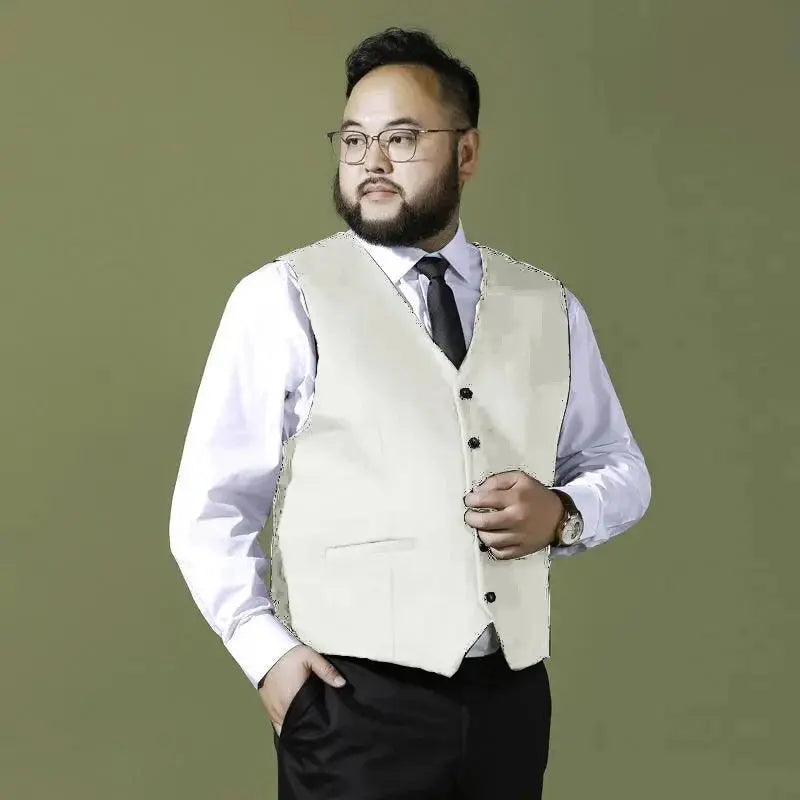 Men's Suit Vest Formal Sleevless Dress 2024 New Business Classic Plus Size - Path Of Praise